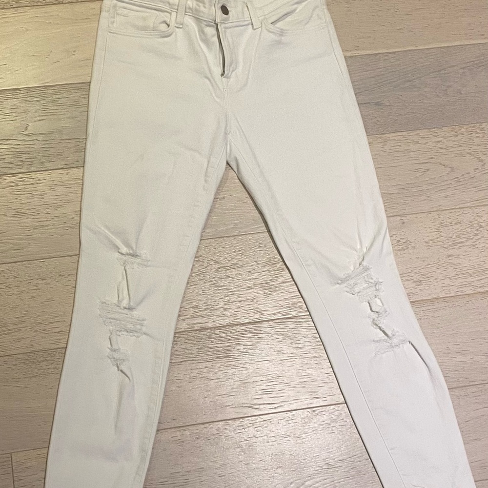 J Brand Women's White Skinny Jeans